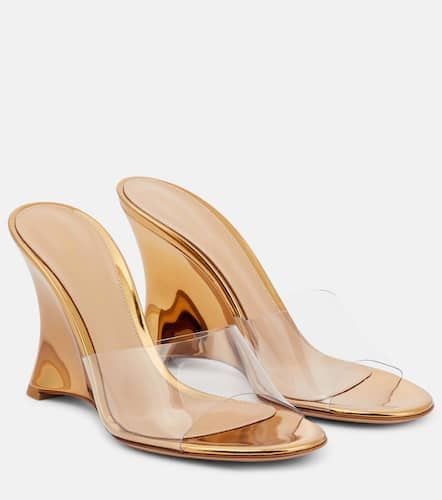 Mules Futura de piel y PVC - Gianvito Rossi - Modalova