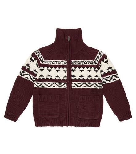 Il Gufo Jacquard cotton cardigan - Il Gufo - Modalova