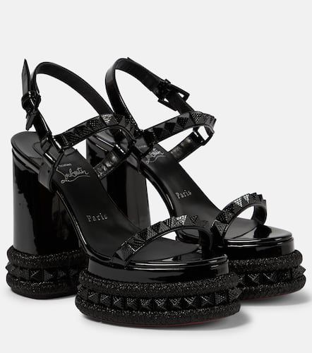 Superaclou patent leather platform sandals - Christian Louboutin - Modalova