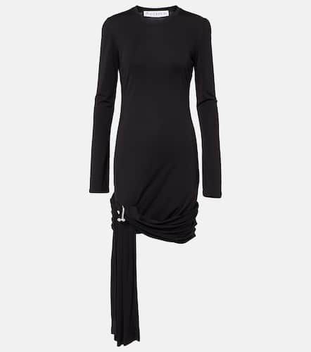 Vestido midi de jersey drapeado - JW Anderson - Modalova