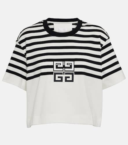 G cropped cotton jersey T-shirt - Givenchy - Modalova