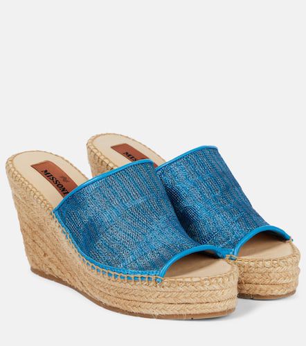 Wedge-Pantoletten mit Jacquard - Missoni Mare - Modalova