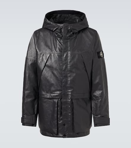 Parka Compass de organza de piel - Stone Island - Modalova