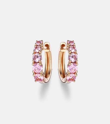 Pendientes de aro Graduated de oro de 18 ct con zafiros - Anita Ko - Modalova