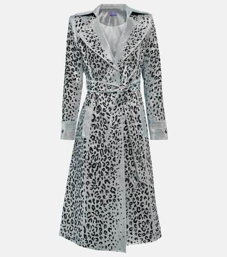 Leopard-print trench coat - Miss Sohee - Modalova