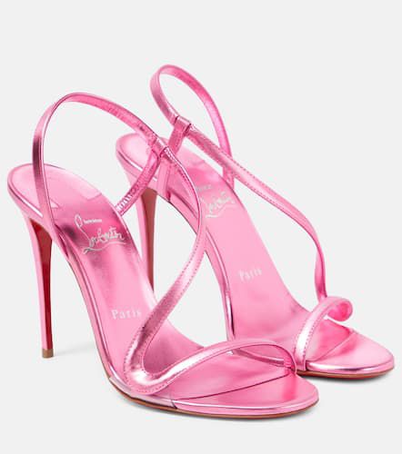 Sandalen Rosalie 100 aus Metallic-Leder - Christian Louboutin - Modalova