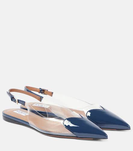 Alaïa Ballerine slingback Le Cœur in vernice e PU - Alaia - Modalova