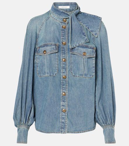 Camisa Illustration Raglan de denim - Zimmermann - Modalova