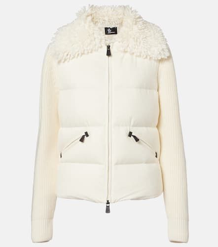 Cardigan in lana vergine con imbottitura - Moncler Grenoble - Modalova