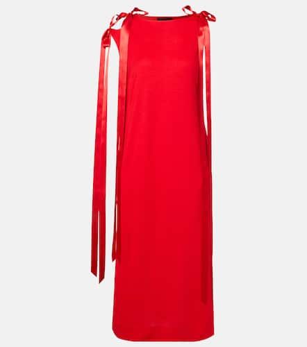 Vestido midi de jersey con lazo - Simone Rocha - Modalova