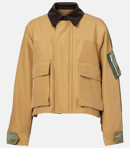 Chaqueta de sarga de mezcla de algodón - Sacai - Modalova