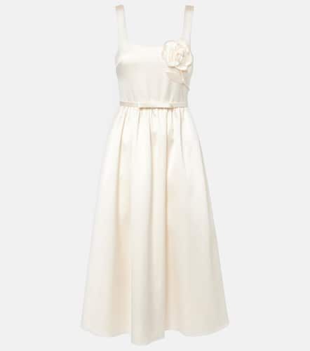 Bridal - Abito midi in raso con applicazioni - Self-Portrait - Modalova