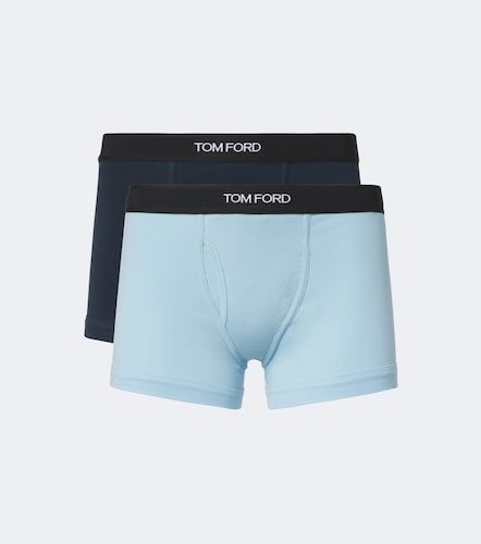 Boxer in misto cotone con logo - Tom Ford - Modalova