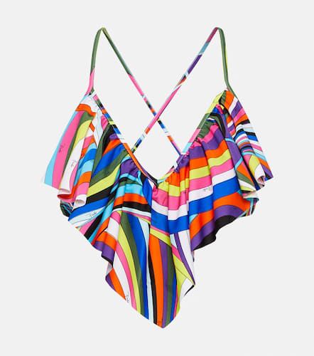 Pucci Iride ruffled bikini top - Pucci - Modalova