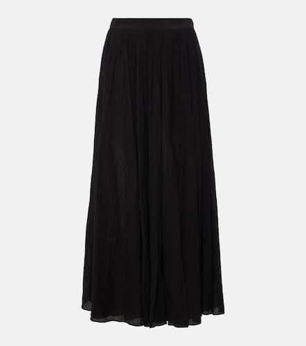 Plissé cotton-blend maxi skirt - Toteme - Modalova