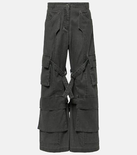 Jeans cargo a gamba larga e vita media - Acne Studios - Modalova