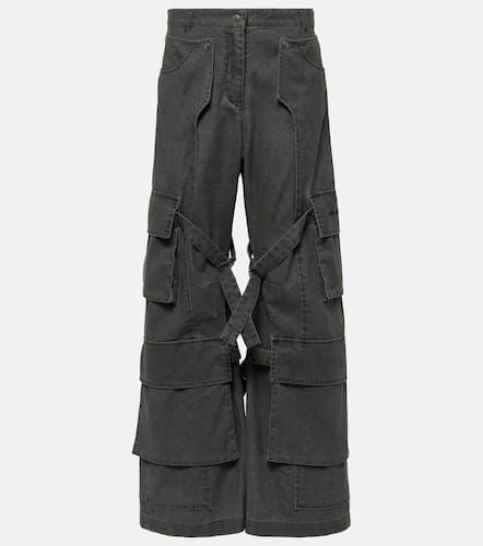 Mid-rise wide-leg cargo jeans - Acne Studios - Modalova