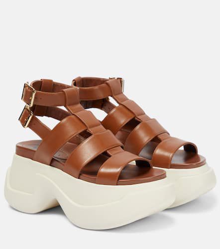 Marni Leather platform sandals - Marni - Modalova