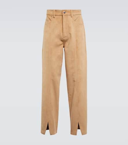 Regenerated leather suede pants - Nanushka - Modalova