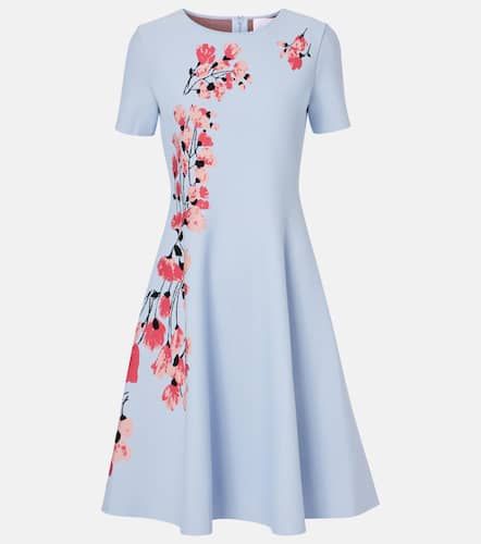 Floral jacquard midi dress - Carolina Herrera - Modalova