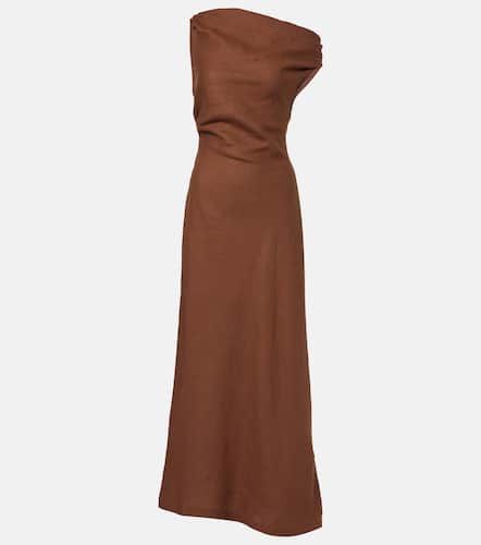 Suis asymmetric linen maxi dress - Faithfull - Modalova