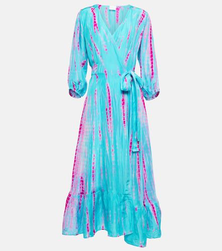 Printed wrap silk midi dress - Anna Kosturova - Modalova