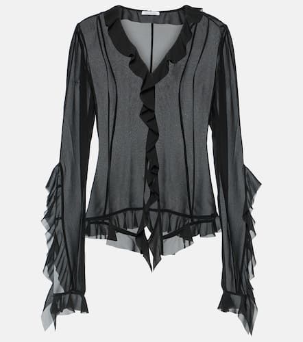 Toulise ruffled chiffon blouse - Acne Studios - Modalova