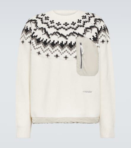 Pullover Lopi in misto lana fair isle - And Wander - Modalova