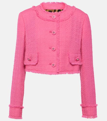 Chaqueta cropped de tweed - Dolce&Gabbana - Modalova