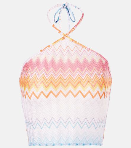 Top con cuello halter en zigzag - Missoni - Modalova