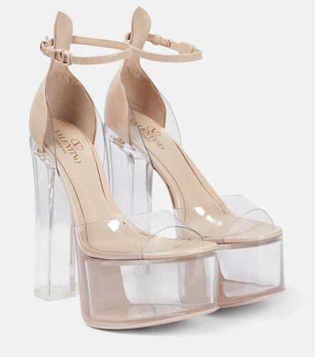 Tan-Go PVC and leather sandals - Valentino Garavani - Modalova