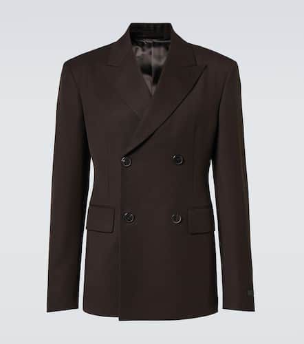 Blazer in gabardine di lana vergine - Prada - Modalova