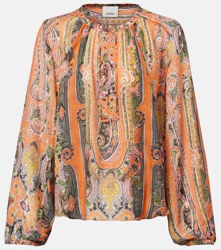 Top May imprimé en soie - Isabel Marant - Modalova