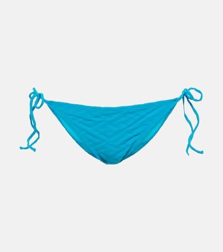 Culotte de bikini La Greca en jacquard - Versace - Modalova
