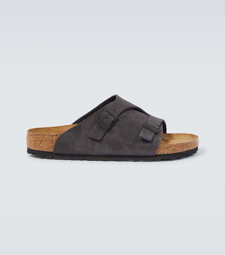 Pantoletten Zurich aus Veloursleder - Birkenstock - Modalova