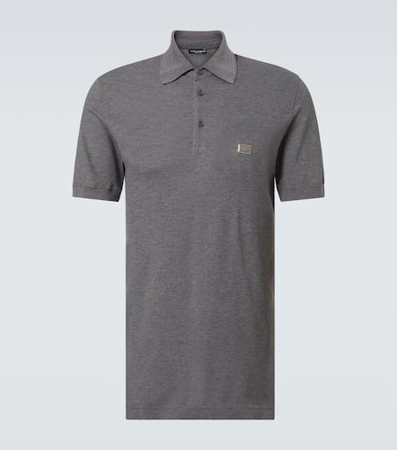 Cotton piquÃ© polo shirt - Dolce&Gabbana - Modalova