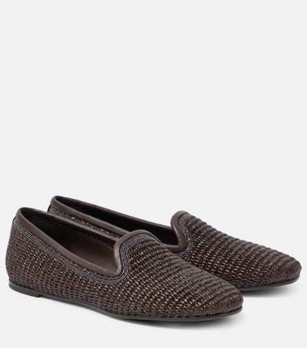 Loafers aus Raffiabast - Brunello Cucinelli - Modalova