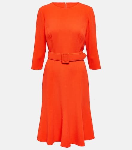 Robe midi en laine mélangée - Oscar de la Renta - Modalova