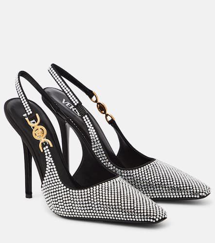 Medusa '95 embellished slingback pumps - Versace - Modalova