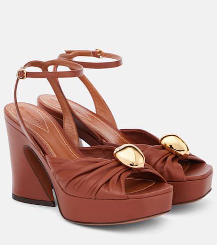 Sandali Gleam 120 in pelle con platform - Zimmermann - Modalova