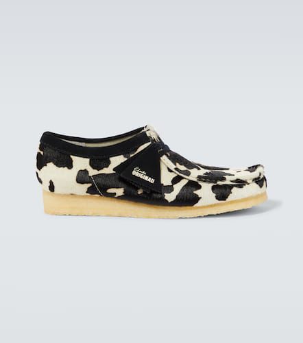 Wallabee cow-print calf hair mocassins - Clarks Originals - Modalova