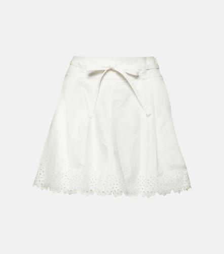 Sabine broderie anglaise cotton shorts - Ulla Johnson - Modalova