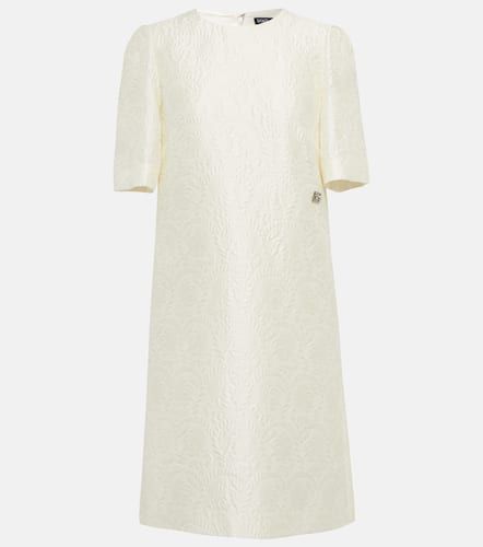 Cotton and silk blend minidress - Dolce&Gabbana - Modalova