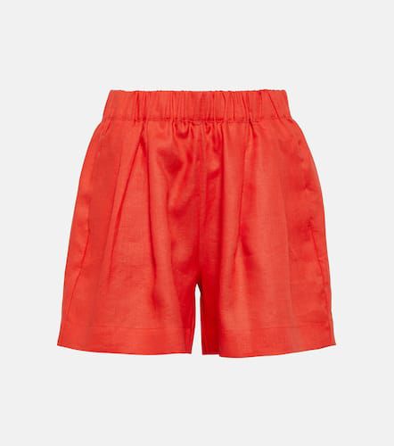 Asceno High-rise linen shorts - Asceno - Modalova
