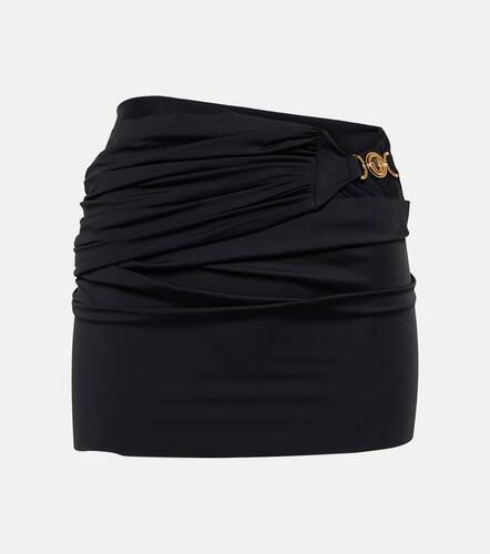 Embellished ruched miniskirt - Versace - Modalova