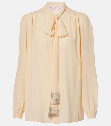 Silk crÃªpe de chine shirt - Valentino - Modalova