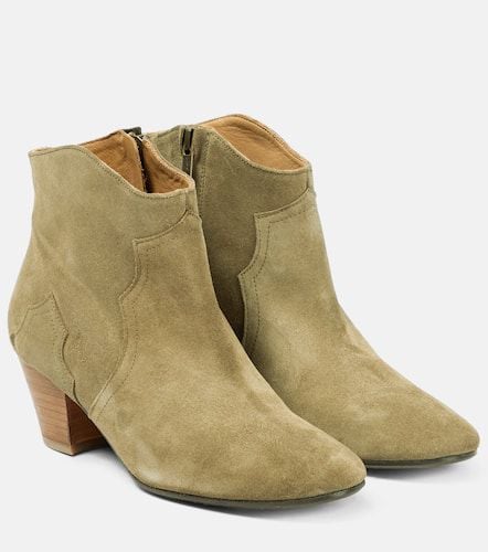 Dicker suede ankle boots - Isabel Marant - Modalova