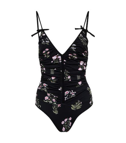 Printed ruched swimsuit - Giambattista Valli - Modalova