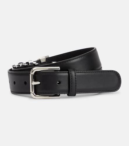 X Kim logo leather belt - Dolce&Gabbana - Modalova