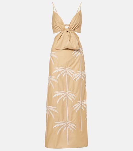 Sea Swirl tie-detail cutout midi dress - Johanna Ortiz - Modalova